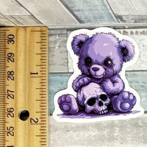 🌀10/$10🌀 Purple Gothic Reusable Waterproof Vinyl Sticker Decal